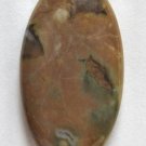 Rainforest Jasper 35x20 Oval Pendant Bead