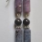 Purple Ocean Jasper and Sugilite Artisan Made Earrings