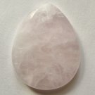 Rose Quartz 45x35 Teardrop Pendant Bead