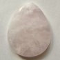 Rose Quartz 45x35 Teardrop Pendant Bead