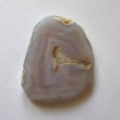 Blue Chalcedony 38x30 Wild Cut Pendant Bead