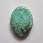 African Turquoise 40x30 Faceted Oval Pendant Bead