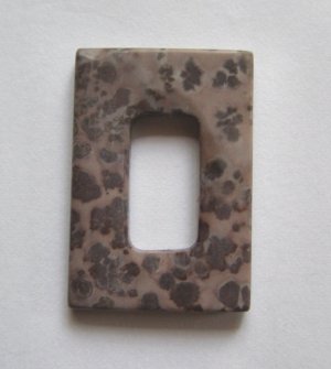 Apache Jasper 40x27  Rectangle Frame Pendant Bead
