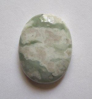 Lotus Jasper 40x30 Oval Pendant Bead