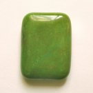 Shamrock green Magnesite 40x30 Rectangle Pendant Bead