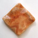 Crab Fire Agate 55x55 Diamond Pendant Bead