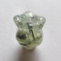 Prehnite 20x17 Carved Tulip Pendant Bead