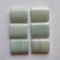 6 Amazonite 20x15 Rectangle Beads