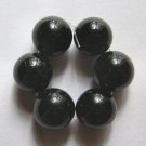 6 Iolite 10mm Round Beads