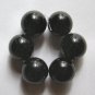 6 Iolite 10mm Round Beads