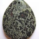 Military Jasper 45x35 Teardrop Pendant Bead
