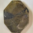 Snakeskin Agate  40x30 Freeform Pendant Bead