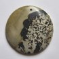 Nature's Paintbrush Jasper 46mm Disc Pendant Bead