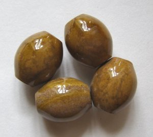 4 Ocean Jasper 16x14 Barrel Beads