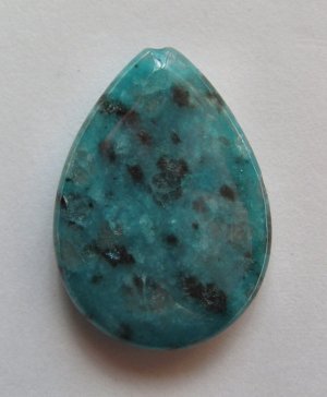 Turquoise Kiwi Jasper35x25 Teardrop Pendant Bead