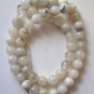 Soft Grey Agate 8mm Round Beads 16" strand