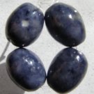 4 Natural Sapphire 10x8 Oval Beads
