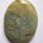 Fire Jade 40x30 Oval Pendant Bead