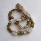 Crazy Lace Agate 16x13 Rectangle Beads 15.5" strand
