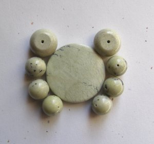 Yellow Turquoise Bead Set