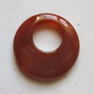 Carnelian Agate 40mm Pendant Bead