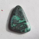 Green Crazy Lace Agate 46x31 Freeform Pendant Bead