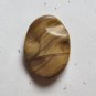 Wood Jasper 34x25 Carved Oval Pendant Bead