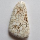 White Turquoise Magnesite  46x26 Freeform Pendant Bead