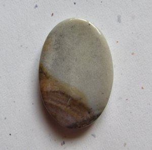 Jasper 37x25 Oval Pendant Bead