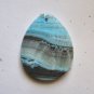 Turquoise Jasper 45x35 Teardrop Pendant Bead