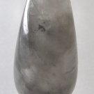 Stormy Grey Quartz 50x22 Full Teardrop Pendant Bead