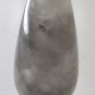 Stormy Grey Quartz 50x22 Full Teardrop Pendant Bead