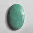 Turquoise Magnesite 49x29 Oval Pendant Bead