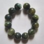 12 Green Mother of Pearl 8mm Round Beads