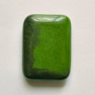 Shamrock green Magnesite 40x30 Rectangle Pendant Bead