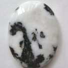 Mexican Zebra Jasper 40x30 Oval Pendant Bead
