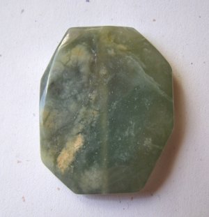 Fire Jade 58X45 Freeform Pendant Bead