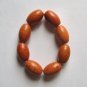 8 Pumpkin Magnesite 15x10 Beads