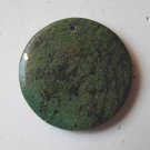 Chrysocolla Jasper 45mm Disc Pendant Bead