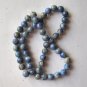 Denim Lapis 8mm Round  Beads 15" Strand