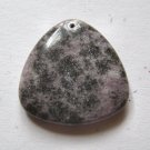 Lepidolite 35mm Triangle Pendant Bead