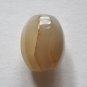 Carnelian Agate 23x18 Barrel Pendant Bead