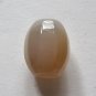 Carnelian Agate 23x18 Barrel Pendant Bead