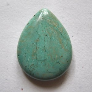 Turquoise 40x30Teardrop Pendant Bead