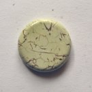 Pistachio Green Magnesite 29mm Disc Pendant Bead