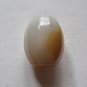 Carnelian Agate 23x18 Barrel Pendant Bead