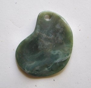 Fancy Jasper 60x42  Freeform Pendant Bead
