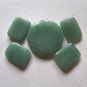 Green Aventurine Flat Disc Pendant Bead Set