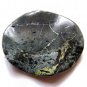 Military Jasper 50x40 Wavy Oval Pendant Bead