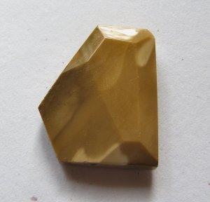 Moukaite Jasper 36x30 Wild Cut Pendant Bead